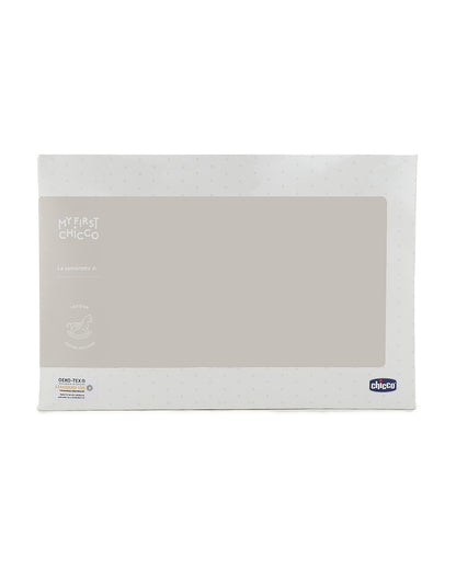 Chicco Hooded Baby Bath Towel-100% Organic Cotton-Light Blue