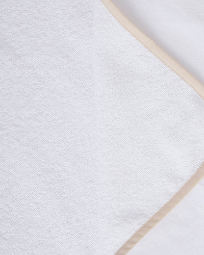 Chicco Hooded Baby Bath Towel-100% Organic Cotton-Light Brown