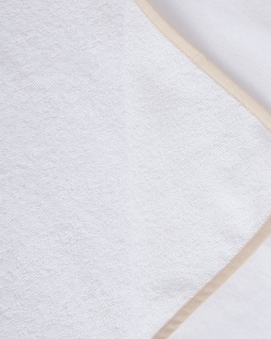 Chicco Hooded Baby Bath Towel-100% Organic Cotton-Light Brown