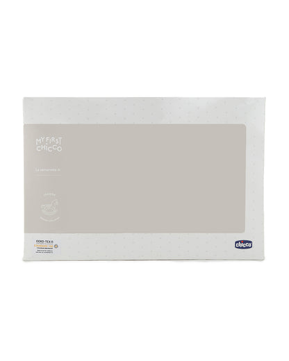 Chicco Hooded Baby Bath Towel-100% Organic Cotton-Light Brown