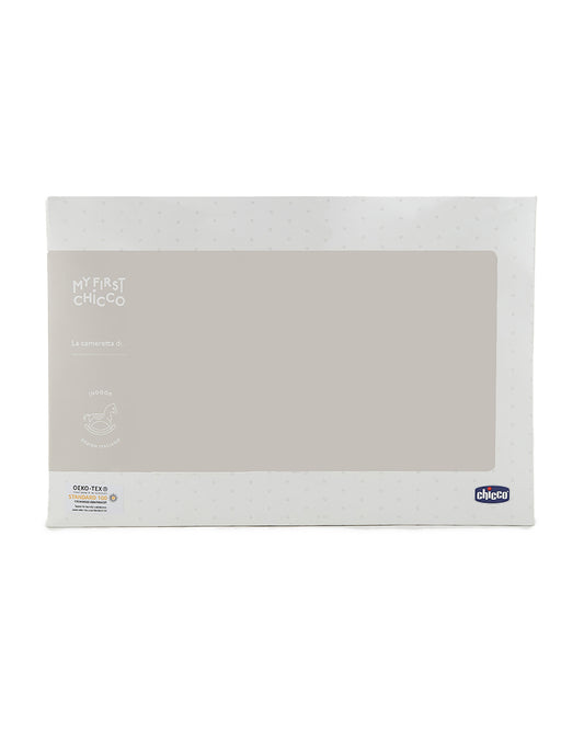 Chicco Hooded Baby Bath Towel-100% Organic Cotton-Light Brown