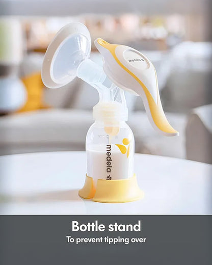 Medela Harmony Manual Breast Pump-Ergonomic Design and Unique Handle for 2 Phase Expression-With 24mm Personal Fit Flex Breast Shield