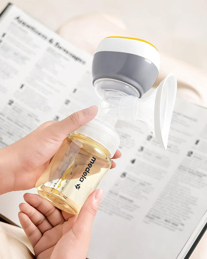 Medela Easy Single Electric Breast Pump-3 Pumping Modes and Additional Lactation Massager Mode-10 Vacuum Settings-Rechargeable Battery-Dishwasher Safe-With 24mm Personal Fit Flex Breast Shield