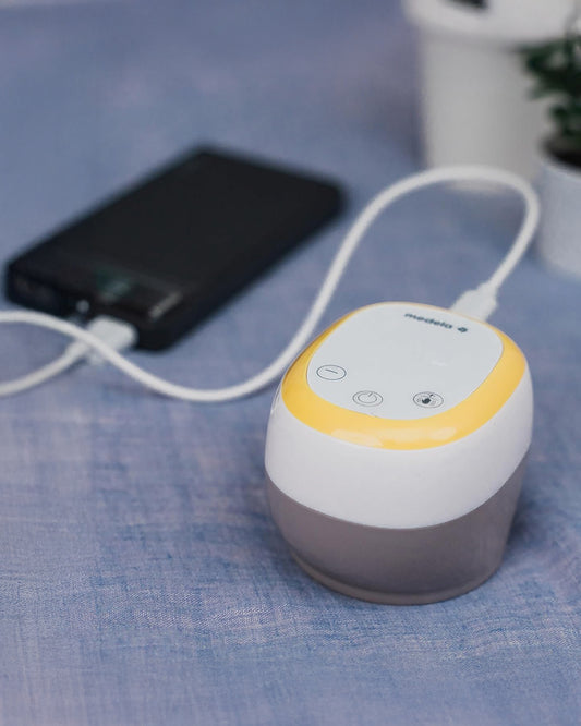 Medela Easy Single Electric Breast Pump-3 Pumping Modes and Additional Lactation Massager Mode-10 Vacuum Settings-Rechargeable Battery-Dishwasher Safe-With 24mm Personal Fit Flex Breast Shield