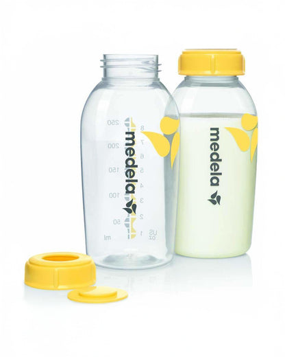 Medela Breastmilk Storage Bottles-Leakproof-BPA Free-With Measurement Markings-250ml-Pack of 2