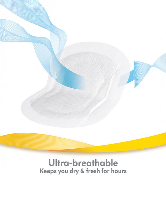 Medela Ultra Breathable Disposable Nursing Pads-Super Absorbent Contoured Design-Pack of 60