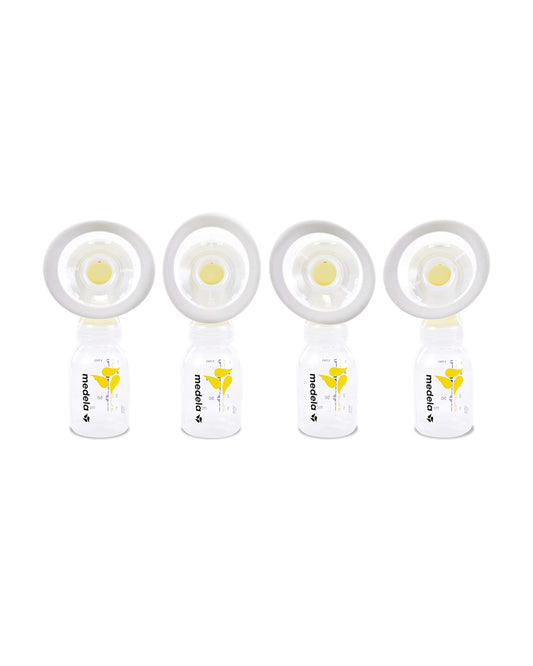 Medela Silicone PersonalFit Flex Breast Shields-105 Degree Angled For Comfortable And Efficient Pumping-BPA Free-Pack of 2