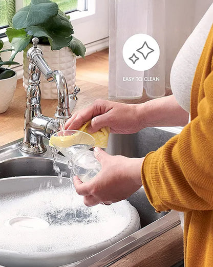 Medela Silicone Breast Milk Collector-Double Leak Proof-With Stopper and Lid-BPA Free-100ml Capacity