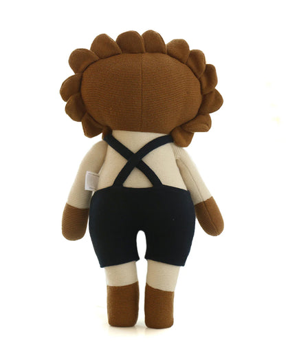 Pluchi Little Leo Lion Soft Toy-Promotes Tactile Stimulation-Easily Washable-Knitted Soft Toy-Plush Cuddly Toy For Newborn