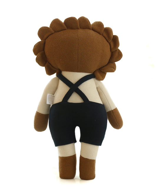 Pluchi Little Leo Lion Soft Toy-Promotes Tactile Stimulation-Easily Washable-Knitted Soft Toy-Plush Cuddly Toy For Newborn