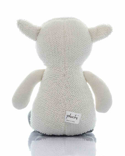 Pluchi Lazy Lamb Soft Toy-Promotes Tactile Stimulation-Easily Washable-Knitted Soft Toy-Plush Cuddly Toy For Newborn