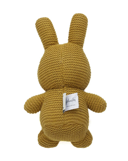 Pluchi Coco Bunny Soft Toy-Promotes Tactile Stimulation-Easily Washable-Knitted Soft Toy-Plush Cuddly Toy For Newborn