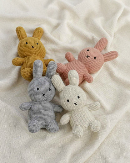 Pluchi Coco Bunny Soft Toy-Promotes Tactile Stimulation-Easily Washable-Knitted Soft Toy-Plush Cuddly Toy For Newborn
