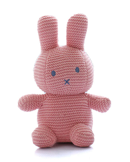 Pluchi Rosie Rattle Bunny Soft Toy-Promotes Tactile Stimulation-Easily Washable-Knitted Soft Toy-Plush Cuddly Toy For Newborn