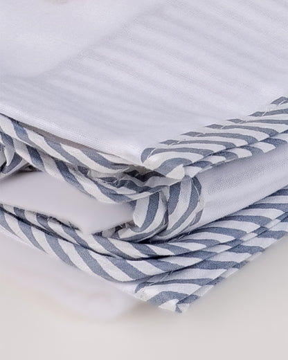 Torii Dohar for Baby-100% Cotton Muslin-Ultra Soft & Lightweight-Blanket-Light Blue-Wild Life-0 to 24M