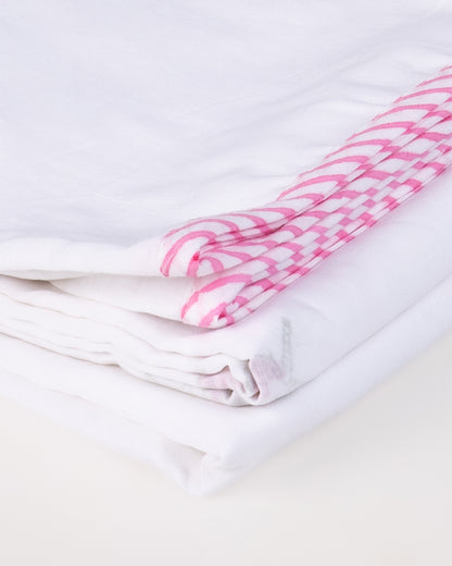 Torii Dohar for Baby-100% Cotton Muslin-Ultra Soft & Lightweight-Blanket-White-Unicorn Magic-0 to 24M