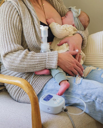 Ameda Mya Joy Plus Hospital Strength Portable Electric Breast Pump-Versatile Single or Double Pumping-Hospital Strength (250 mmHg)-LCD Display With Timer-Stimulation and Expression Modes-12 Expression Levels-Rechargeable Battery-Discreet Pumping