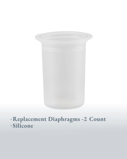 Ameda Silicone Diaphragm-Breast Pump Replacement Accessories-BPA Free-Compatible With Ameda Breast Pumps-Pack of 2