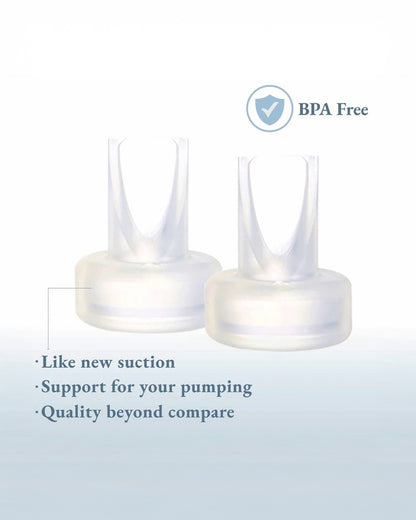 Ameda Silicone Replacement Valves-Breast Pump Replacement Accessories-Compatible with Hygiene Kit Milk Collection System-Pack of 2