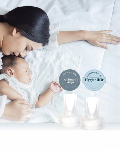 Ameda Silicone Replacement Valves-Breast Pump Replacement Accessories-Compatible with Hygiene Kit Milk Collection System-Pack of 2