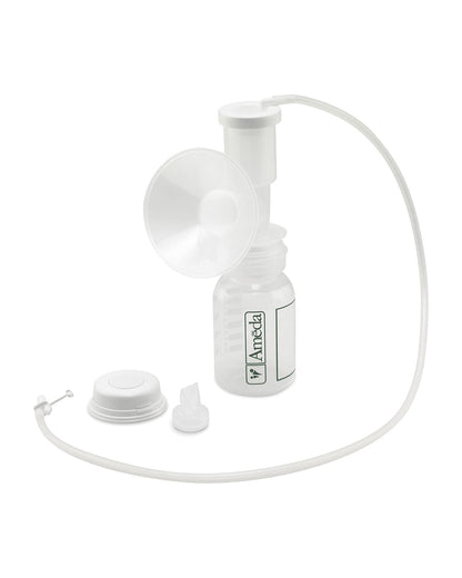 Ameda Universal Single hygiene Kit Milk Collection System-Comprehensive Accessory Kit With Extra Valve Included-BPA/DEHP Free-Universal Compatibility