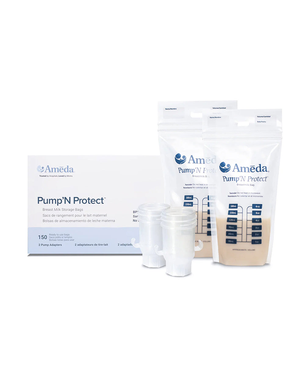 Pack of 150 (with 2 Adapters)