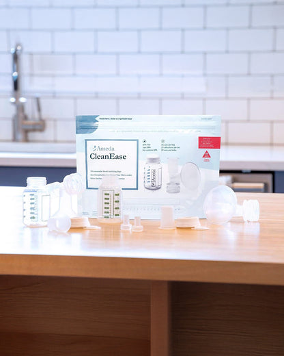 Ameda CleanEase Microwaveable Steam Sterilizer Bags-BPA Free-Pack of 7-20 Uses Per Bag