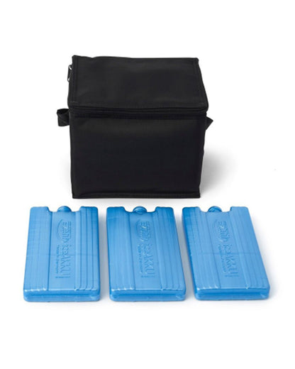 Ameda Cool N Carry Milk Strorage Bag with 3 Freezer Elements-Holds Upto 6 Bottles-Insulated Nylon Carry Bag With Easy Carrying Handle