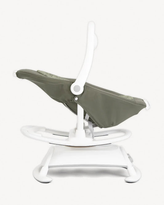 Joie Sansa 2 in 1 Baby Bouncer & Rocker-3 Position Recline-Multi Motion Soother Sways Side to Side-With Toy Bar & Two Plush Toys-For 0 to 9 Kg-Palm