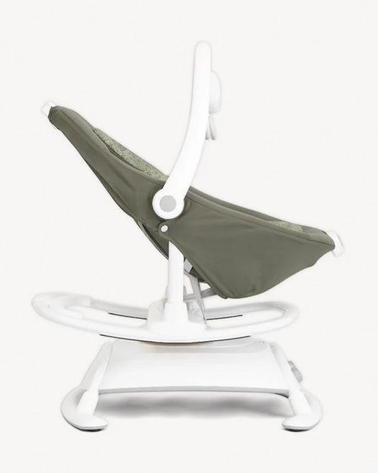 Joie Sansa 2 in 1 Baby Bouncer & Rocker-3 Position Recline-Multi Motion Soother Sways Side to Side-With Toy Bar & Two Plush Toys-For 0 to 9 Kg-Palm