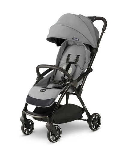 Leclerc Magic Fold Plus Cabin Friendly Stroller-Flat Reclining Seat-One Touch Fold-2 Year Warranty-for 6M to 5Y (Upto 22Kg)-Grey