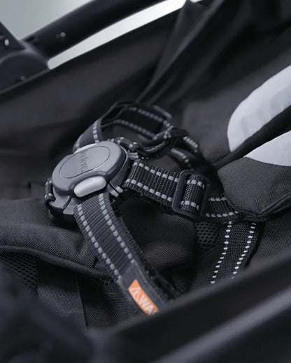 Leclerc Magic Fold Plus Cabin Friendly Stroller-Flat Reclining Seat-One Touch Fold-2 Year Warranty-for 6M to 5Y (Upto 22Kg)-Grey