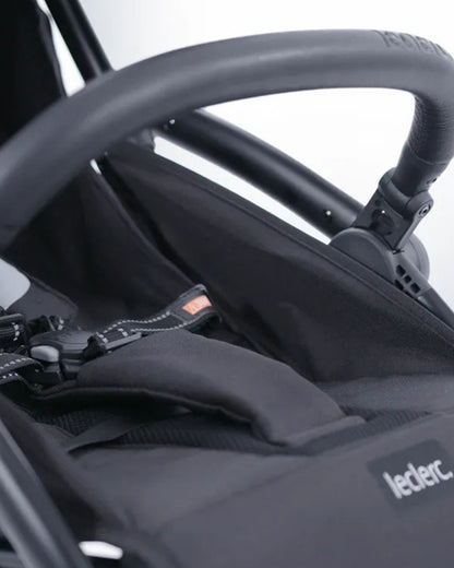 Leclerc Magic Fold Plus Cabin Friendly Stroller-Flat Reclining Seat-One Touch Fold-2 Year Warranty-for 6M to 5Y (Upto 22Kg)-Grey