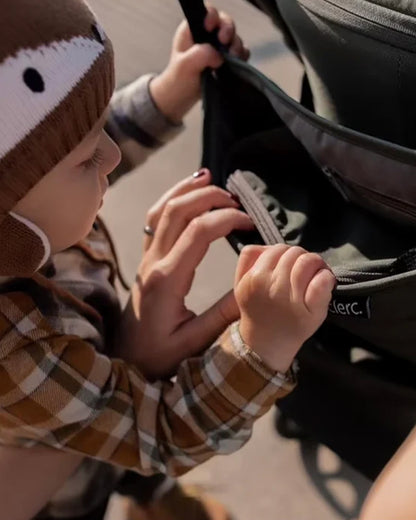 Leclerc Organiser Quick Easy-2 Loops for Stroller Attachment-Green