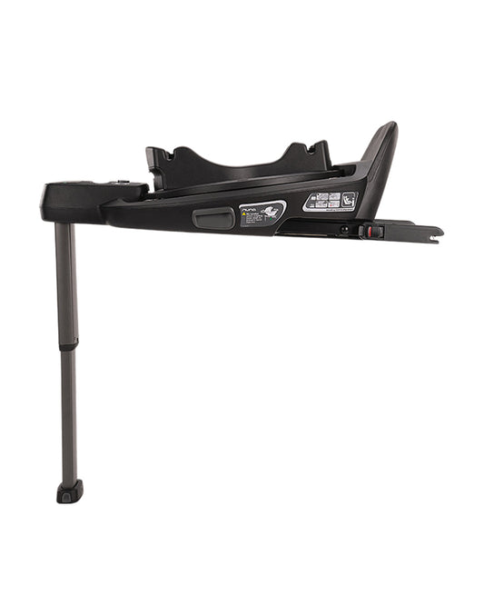 Nuna Cari Next Carry Cot With Base Curv-Carry Cot Features (Doubling As Car Seat and Carry Cot, 3 Point Harness, Upto 13 Kg)-Base Features (Smart Swivel Lock- Button For 360 Degrees Rotation Adjustment)-Granite & Caviar