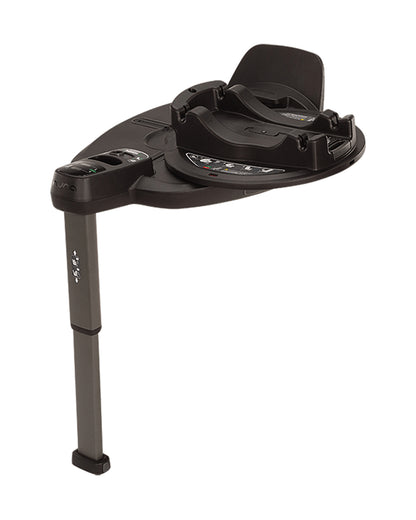 Nuna Arra Next Car Seat With Base Curv-Car Seat Features (Rear Facing, 3 Positions & 157 Degrees Flat Reclining Seat, For 0 to 1.5Y-Base Features (Smart Swivel Lock, Steel Stability Leg)-Granite & Caviar