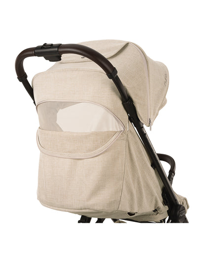 Nuna TRVL LX BMW Collection Cabin Friendly Stroller-With Cup Holder-Metal BMW Badge On Window Flap-Exclusive Wheels With BMW Logo-2 Years Warranty-Pram for 0 to 4Y (Upto 22Kg)-Mica