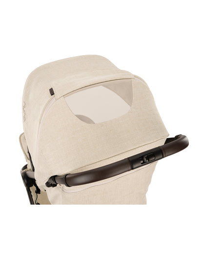 Nuna TRVL LX BMW Collection Cabin Friendly Stroller-With Cup Holder-Metal BMW Badge On Window Flap-Exclusive Wheels With BMW Logo-2 Years Warranty-Pram for 0 to 4Y (Upto 22Kg)-Mica