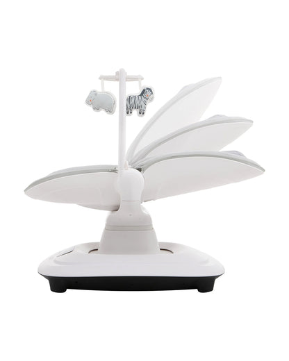 Mastela Deluxe Multi Motion Baby Cradle-Multi Recline Position-5 Point Harness-12 Built In Melodies-For 0 to 36M (Upto 15Kg)-White