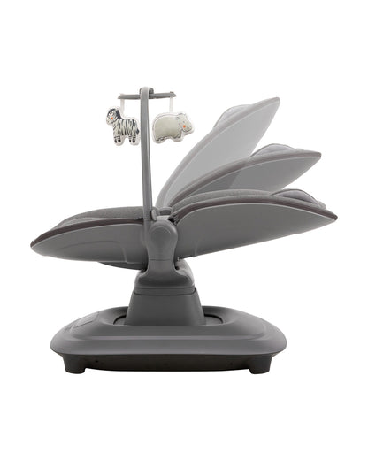 Mastela Deluxe Multi Motion Baby Cradle-Multi Recline Position-5 Point Harness-12 Built In Melodies-For 0 to 36M (Upto 15Kg)-Dark Grey