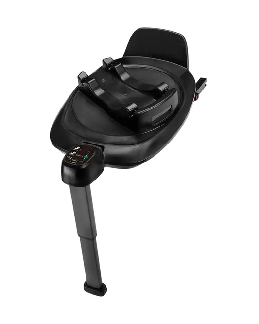 Nuna Base Next Car Seat Base-10 ISOFIX Positions For Custom Fit on Vehicle Seat-360 Rotation For Easy Harnessing-Next System Compatible-Caviar