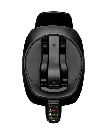 Nuna Base Next Car Seat Base-10 ISOFIX Positions For Custom Fit on Vehicle Seat-360 Rotation For Easy Harnessing-Next System Compatible-Caviar