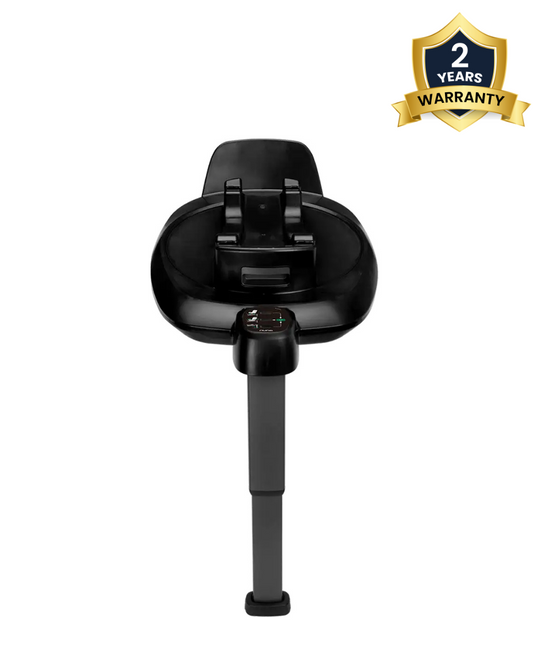 Nuna Base Next Car Seat Base-10 ISOFIX Positions For Custom Fit on Vehicle Seat-360 Rotation For Easy Harnessing-Next System Compatible-Caviar
