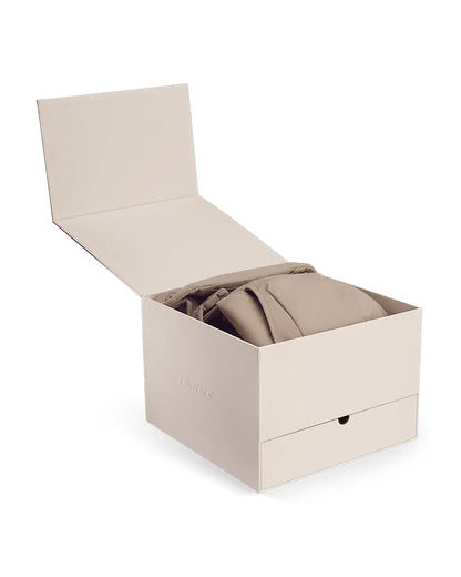 Nuna Cudl Luxe Baby Carrier-4 Carrying Position-Made With 70% Cashmere & 30% Silk Blend-Perfectly Giftable-With Laundry Bag, Pouch, Socks, Bibs, Harness Cover & Storage Bag-For 0 to 3Y (Upto 16 Kg)-Dusk