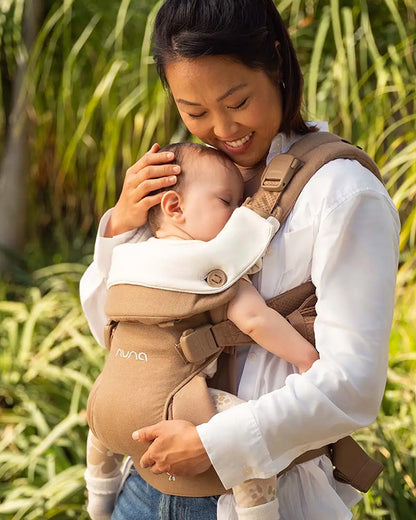 Nuna Cudl Luxe Baby Carrier-4 Carrying Position-Made With 70% Cashmere & 30% Silk Blend-Perfectly Giftable-With Laundry Bag, Pouch, Socks, Bibs, Harness Cover & Storage Bag-For 0 to 3Y (Upto 16 Kg)-Dusk