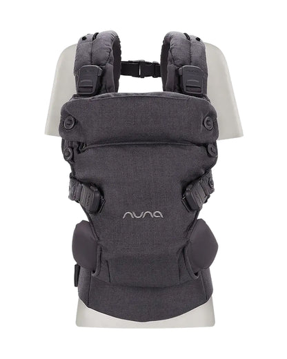 Nuna Cudl Luxe Baby Carrier-4 Carrying Position-Made With 70% Cashmere & 30% Silk Blend-Perfectly Giftable-With Laundry Bag, Pouch, Socks, Bibs, Harness Cover & Storage Bag-For 0 to 3Y (Upto 16 Kg)-Dusk