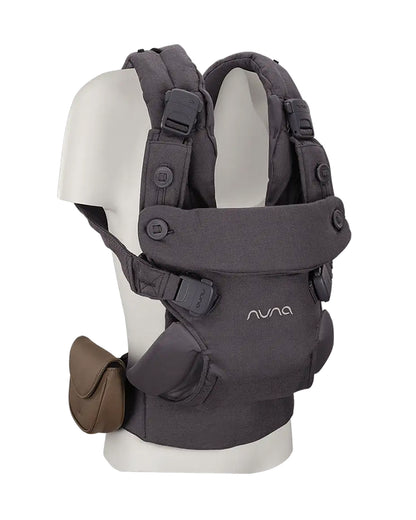 Nuna Cudl Luxe Baby Carrier-4 Carrying Position-Made With 70% Cashmere & 30% Silk Blend-Perfectly Giftable-With Laundry Bag, Pouch, Socks, Bibs, Harness Cover & Storage Bag-For 0 to 3Y (Upto 16 Kg)-Dusk