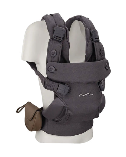 Nuna Cudl Luxe Baby Carrier-4 Carrying Position-Made With 70% Cashmere & 30% Silk Blend-Perfectly Giftable-With Laundry Bag, Pouch, Socks, Bibs, Harness Cover & Storage Bag-For 0 to 3Y (Upto 16 Kg)-Dusk