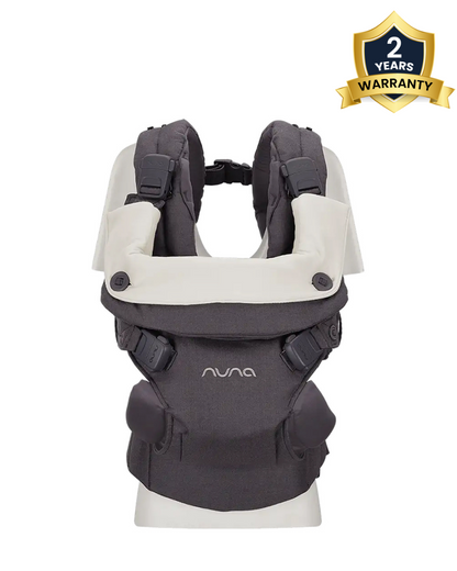 Nuna Cudl Luxe Baby Carrier-4 Carrying Position-Made With 70% Cashmere & 30% Silk Blend-Perfectly Giftable-With Laundry Bag, Pouch, Socks, Bibs, Harness Cover & Storage Bag-For 0 to 3Y (Upto 16 Kg)-Dusk