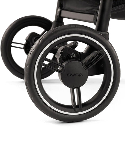 Nuna Ixxa Next Lightweight Baby Stroller-Height Adjustable Parent Handle Bar-Reversible & Flat Reclining Seat-One Hand Fold-2 Years Warranty-For 0 to 4Y (Upto 22 Kg)-Biscotti